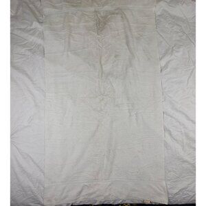 Vintage Stevens White Bath Towel 53x30 Made In USA Summer Solid